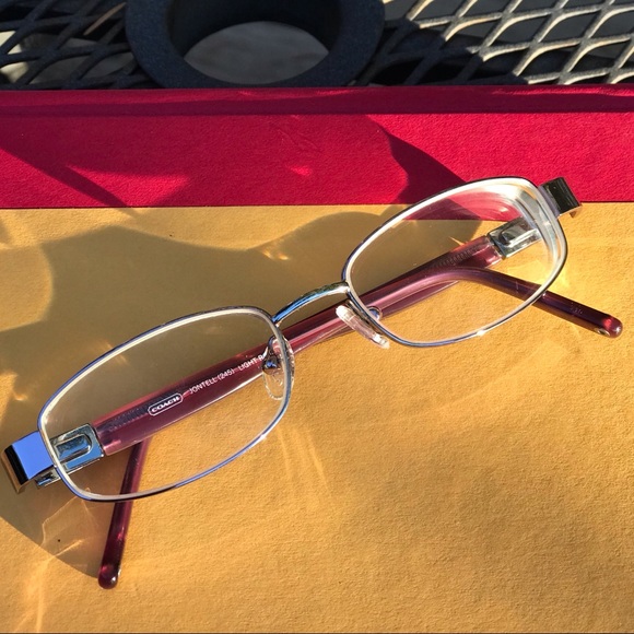 Coach Jontell Acrylic & Metal Logo Eyewear Frames